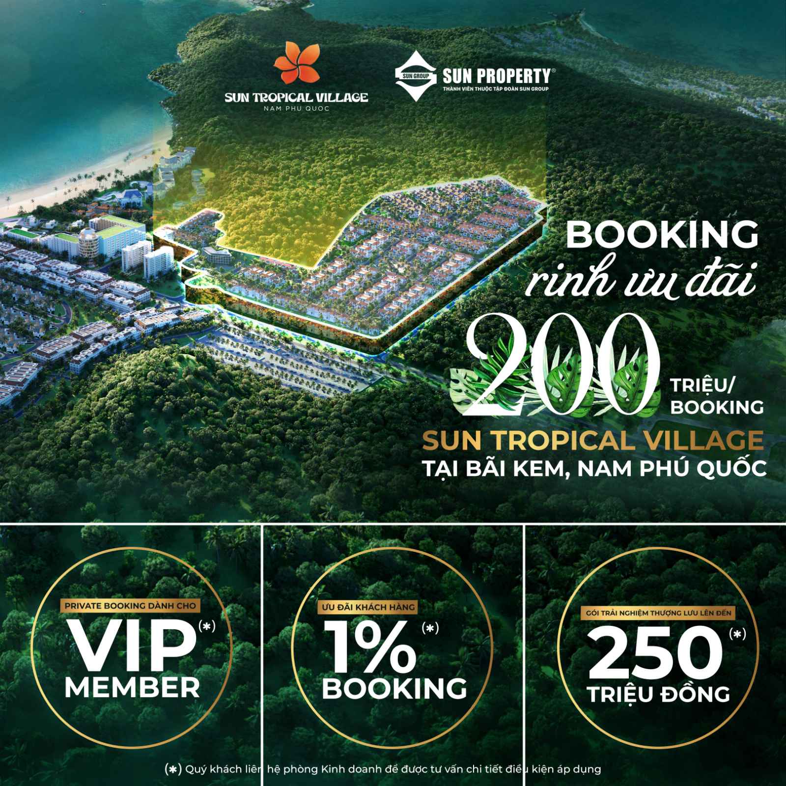 booking sun tropical village phú quốc