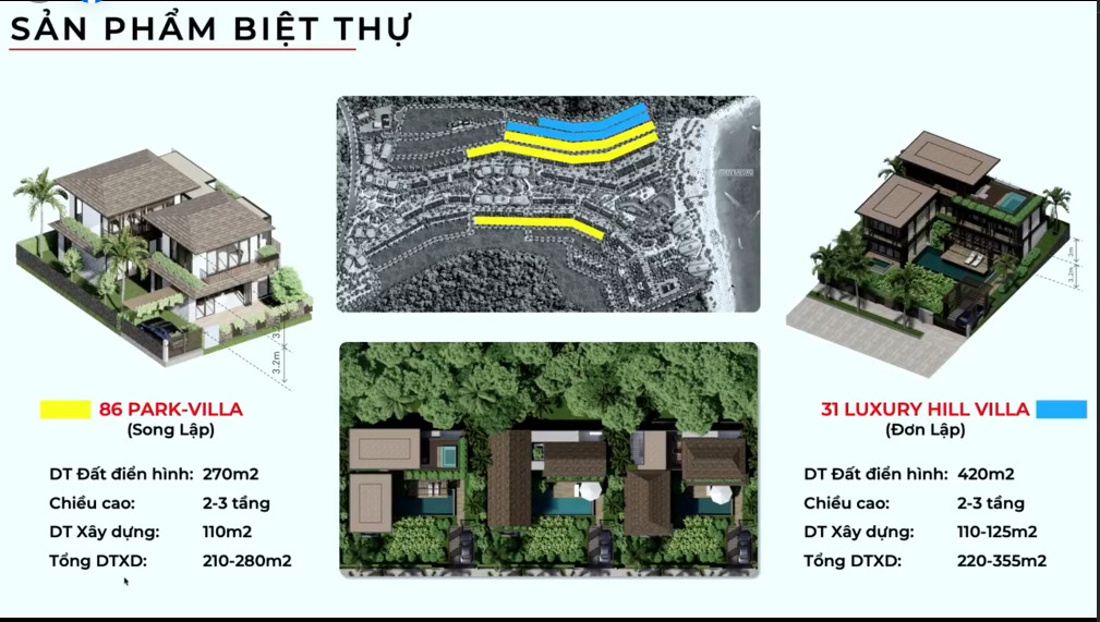 biệt thự bãi sao